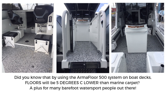 Slip Resistant Flooring for Fishing Boats and Cruisers
